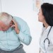 Male patient tells the doctor about his health complaints