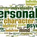 Different words relating to personality