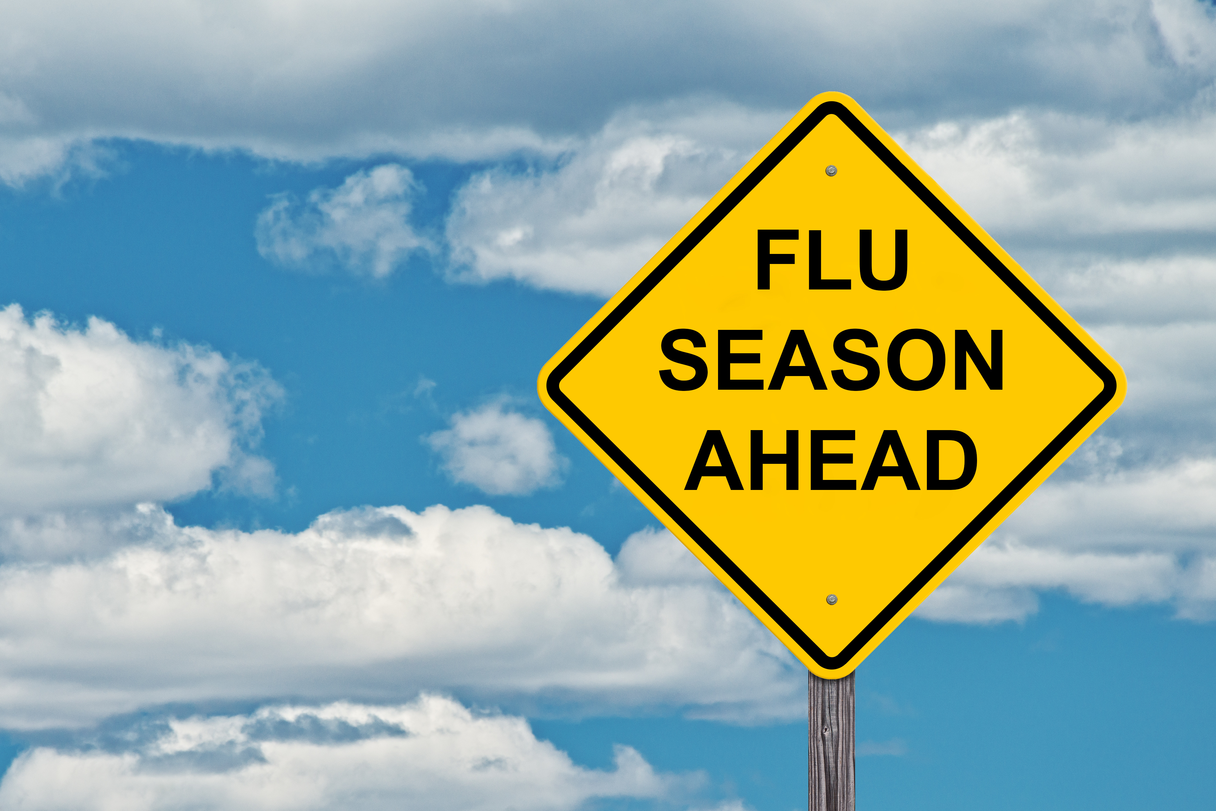 Flu Season Ahead Warning Sign GP Practice Management Blog