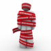 Micro-Managed Worker Employee Red Tape Immobilized 3d Illustration